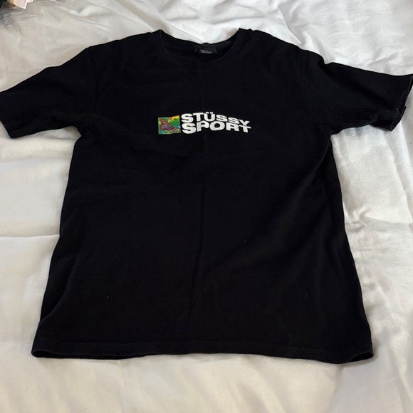 Stussy Other - Stussy Black Tee with Sport Graphic